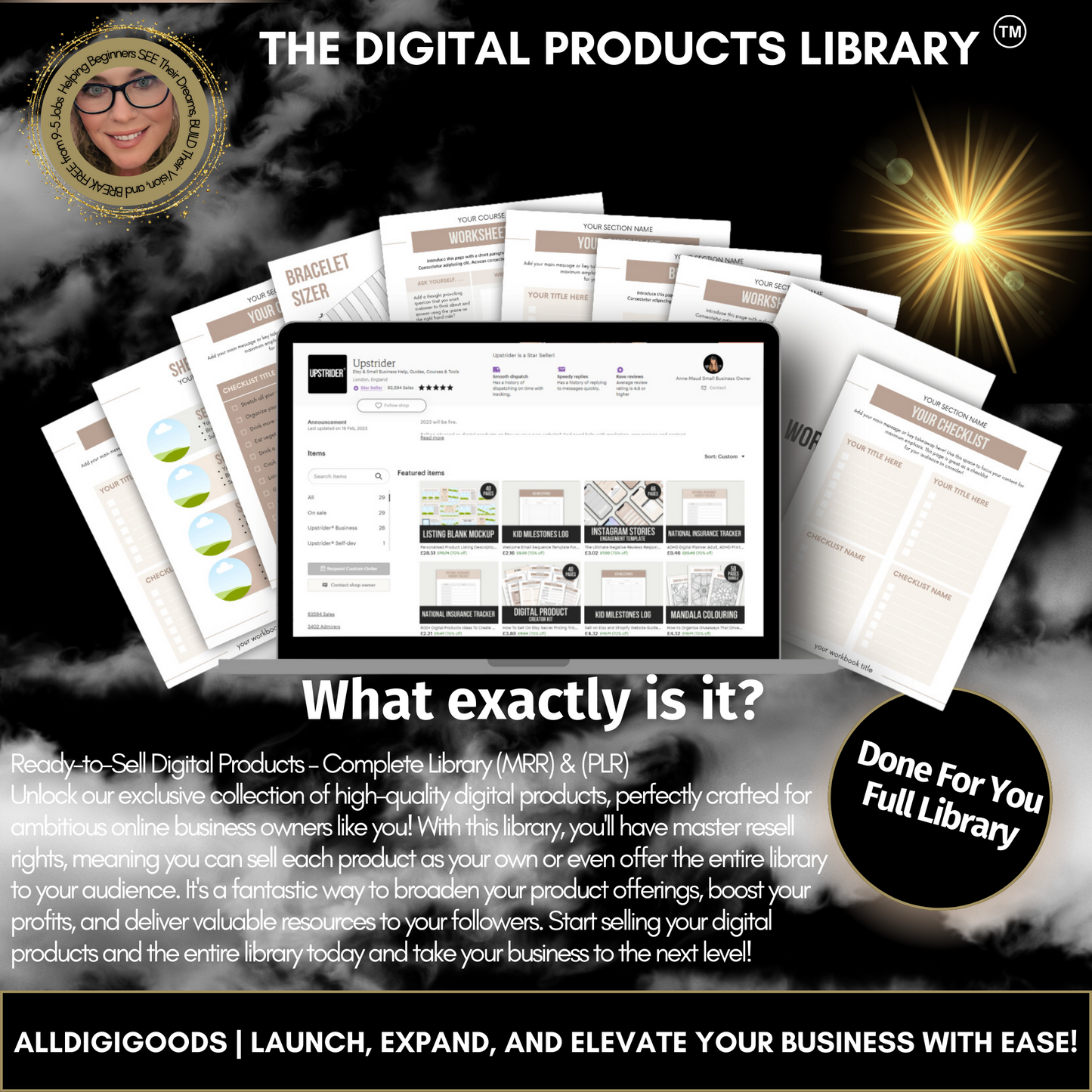 The Digital Products Library with MRR and PLR Digital Products