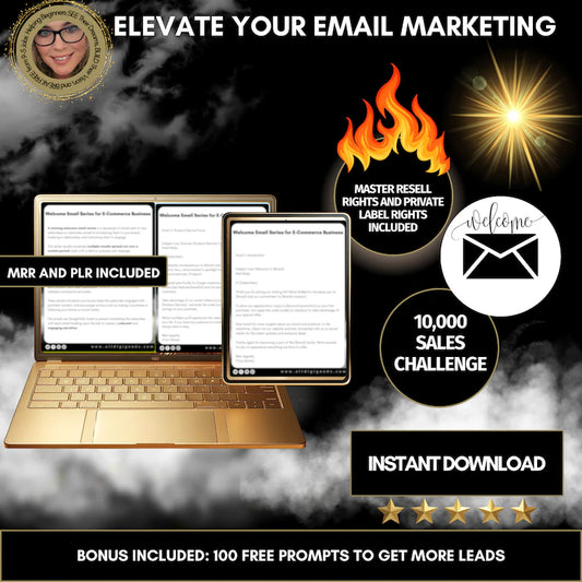 Elevate Your Email Marketing: 10,000 Sales Challenge | Comes with MRR and PLR Rights